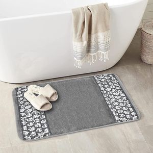 Tappetino da Bagno di Lusso Contemporaneo, Moderno Tappeto Argento per Bagno con Design Unico, Elegante Arredo Doccia, Collezione Classica di Tappetini da Bagno - Product Image 5