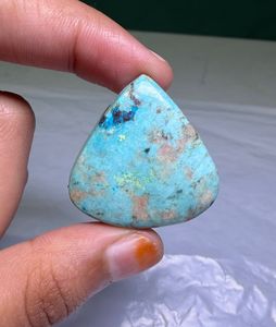 Pierres précieuses naturelles de lepidolite de haute qualité en forme de poire, 39 carats, pour la fabrication de pendentifs et de bijoux, vente en gros - Product Image 1