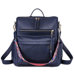 600D Leather Fashion <b>Backpack</b> Purse for Women 50-<b>70L</b> Large Capacity Casual Travel Multipurpose Shoulder Bag - Product Image 3