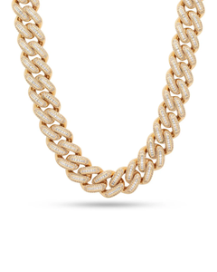 RAHA EXPORT Collier Chaîne Géométrique Hiphop en Argent 925 de Luxe avec Moissanite Taille Baguette RJ440 Unisexe pour Usage Quotidien - Product Image 4