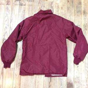 Chaqueta Bomber de Satén de Alta Calidad, Estilo Deportivo Vintage, Chaqueta Deportiva Sportsmaster, Talla M, Azul Universitario de los 80 - Product Image 4