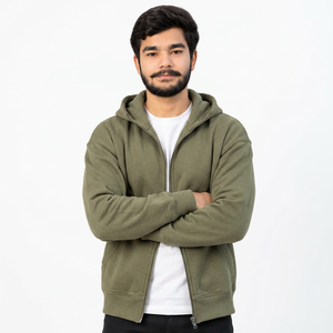 Hoodies personnalisés pour hommes, coupe ample, logo brodé, streetwear pour marques américaines, directement de l'usine. - Product Image 6