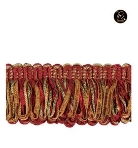 Frange de ruban en gros avec garnitures en polyester et dentelle décorative, accessoires rustiques pour rideaux - Product Image 1