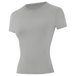 ผู้จัดจำหน่ายเสื้อยืดออกกำลังกายผ้ายืดสแปนเด็กซ์ความยืดหยุ่นสูง - Product Image 4
