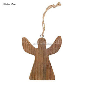 Décorations de Noël de luxe sur mesure arbre en bois suspendu artisanat fête ornements de Noël décoration - Product Image 4