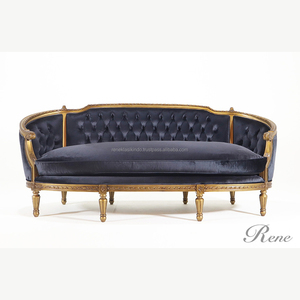 Selling Sofa Bed Living Room Furniture <b>Model</b> No. 5505 Made Of Mahogany Wood With Thick <b>Foam</b> And Soft Fabric Modern Design - Product Image 5