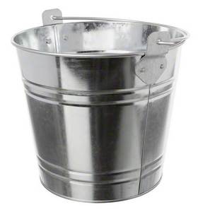 Affordable Galvanized Metal <b>Bucket</b> With Strong Handle For Household Farm Garden Water Storage <b>And</b> Cleaning Work - Product Image 1