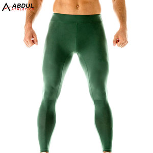 Leggings de compresión elásticos con ajuste de soporte y tela que absorbe la humedad, ideales para entrenamiento de yoga y uso diario. - Product Image 1