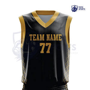 Nouveauté, haut respirant tendance, prix raisonnable, polyester, coupe confortable, léger, durable, vêtements de sport, uniforme de basket-ball - Product Image 3