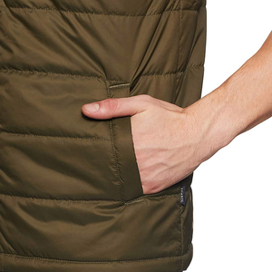 Gilets matelassés pour hommes à fermeture éclair, couleur unie, best-sellers, fabriqués en polyester et nylon, avec design et marque personnalisés, prix abordable - Product Image 4