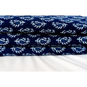 Tissu en coton indien imprimé à la main, magnifique impression au bloc artisanal par Robe Cotton Textile Fabrics, tissus en coton imprimé pour vêtements féminins - Product Image 1