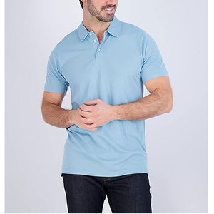 Chemise Homme Unie à Manches Courtes en Coton Tricoté Décontractée Respirante Coupe Classique Col Boutonné Service OEM Personnalisé - Product Image 5