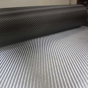 Tela de fibra de carbono con tejido de sarga plateada - Product Image 2
