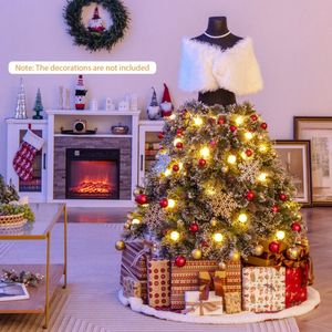 Albero di Natale Artificiale Pre-Illuminato a Forma di Manichino da 1,5 m con 465 Punte di Rami, Albero Natalizio Pieghevole - Product Image 1