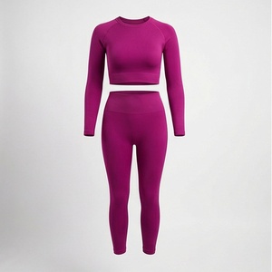 New Arrival Women Active Wear Yoga Set Customized Color <b>Pattern</b> Sports Bra And Fitness <b>Leggings</b> Athletic Clothing Outfits - Product Image 1