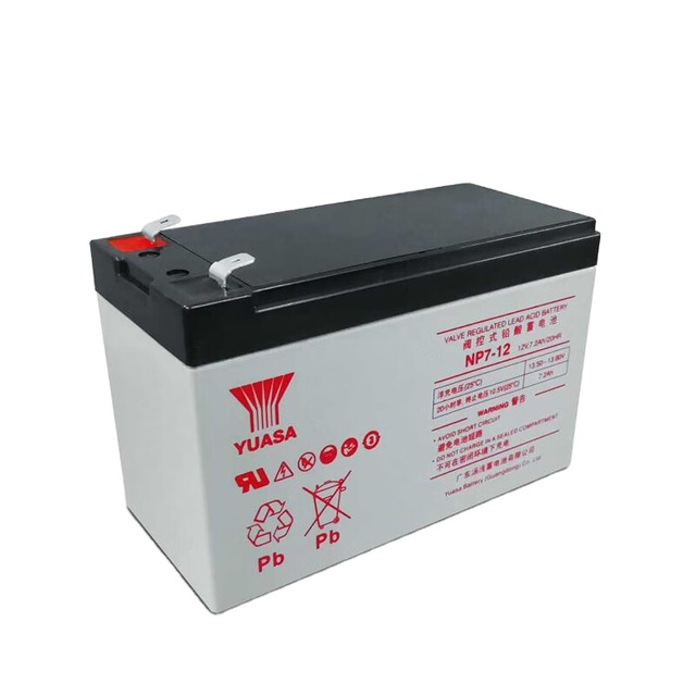 High-quality YUASA NP7-12 Valve Regulated Lead Acid Deep Cycle Energy Storage Batteries