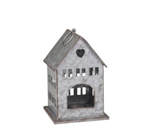 Lanterne de style hollandais galvanisée, en fer naturel fait main, pour la décoration de la maison, Noël, la Saint-Valentin, durable - Product Image 4