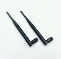 Antena Dipolo LITE de Doble Banda 2.4GHz 5.8GHz con Conector RG178 S/M/A, Ganancia de 5dBi, Impedancia de 50 Ohmios para Comunicación de Router