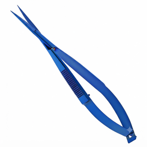 Ciseaux courbes de 5 pouces en acier inoxydable pour la précision, la mise en forme et la coupe des sourcils et des cils, idéal pour la broderie et les travaux de précision. - Product Image 3