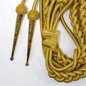 Cordón Ceremonial de Hilo Dorado para Aiguillette |   Aiguillette Ceremonial, Accesorios para Aiguillette - Product Image 5