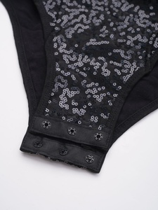 ชุดเต้นรำเด็กผู้หญิง 4-14 ปี ประดับเลื่อมวิบวับ สำหรับเต้นบัลเลต์ ยิมนาสติก ชุดจั๊มสูทสำหรับเรียนเต้น ออกกำลังกาย และการแสดงบนเวที - Product Image 5