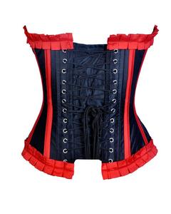 เสื้อครอเซ็ทวินเทจสำหรับผู้หญิง เซ็กซี่ กระชับสัดส่วน ระบายอากาศได้ดี ดีไซน์ทันสมัย ผ้าปักลาย สำหรับสาวพลัสไซส์ - Product Image 4