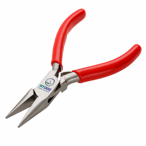 Pince à bec long professionnelle en acier inoxydable pour bijoux, outil de précision pour la mise en place de perles et le torsion de fils, logo personnalisé OEM - Product Image 2