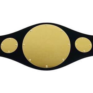 Ceintures de championnat en cuir légères, écologiques, design épuré, sangle réglable pour les récompenses sportives d'arts martiaux - Product Image 2