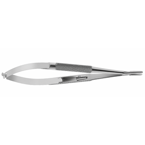 Portaagujas Barraquer, Pinzas Microquirúrgicas Oftálmicas de Acero Inoxidable Reutilizables, Certificación CE, Instrumento de Cirugía General - Product Image 1