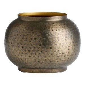 Jardinière élégante en métal pour plantes décoratives, rehaussant les espaces de salon, de bureau et d'entrée - Product Image 1