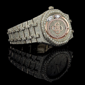 Factory Direct Full Moissanite Diamond Watch Men Luxury VVS Stone <b>Automatic</b> Wristwatch - Product Image 2