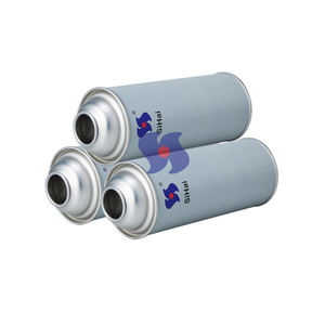 Cartucho de <span class=keywords><strong>butano</strong></span> vacío de 220 g para estufas de camping, D65x159 mm, lata vacía de pared recta, impresión CMYK disponible - Product Image 4