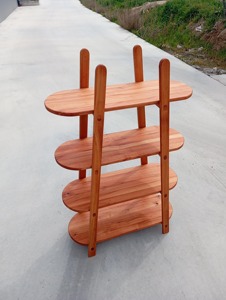 Modern Wooden Ladder Shelf <b>Stand</b> <b>For</b> Living Room Bedroom Office Plant <b>Display</b> <b>Book</b> Organizer Home Decor Storage Rack From India - Product Image 5