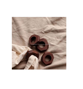 Juego de servilleteros de madera para comedor de lujo hechos a mano para mesas temáticas de granja rústica bodas eventos fiestas y decoraciones de hoteles - Product Image 4