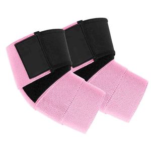 Vendas de neopreno de alta resistencia para levantamiento de pesas, soporte de compresión para codo, transpirables, ligeras y portátiles para entrenamiento. - Product Image 1
