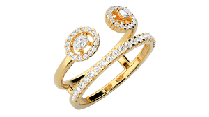 Bague en or massif 14 carats ARHAM Luxury avec diamant de laboratoire pour femme, certifiée IGI, bijou de mariage sur mesure, idéale pour un cadeau de mariage. - Product Image 5