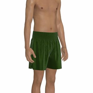 Shorts de Muay Thai de diseño personalizado premium, tela satinada, transpirable, ligera, para entrenamiento en el gimnasio, con cintura elástica para hombres y mujeres. - Product Image 1