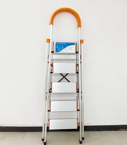 Wholesale Industrial Safety Platform <b>Ladder</b> Durable Aluminum Alloy Extension <b>Ladder</b> with Guard Rails Foldable Portable High Load - Product Image 4