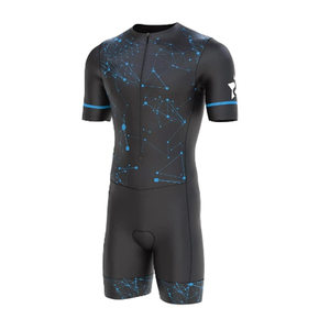 Traje de Ciclismo de Una Pieza con Diseño Sólido Personalizado, Transpirable y de Secado Rápido, Ropa de Ciclismo para Hombre y Mujer - Product Image 4