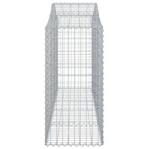 Panier de Gabion Arqué en Fer Galvanisé pour Clôture, Treillis et Portes, 78.7 "x 19.7" x 39.4 "/47.2" - Product Image 4