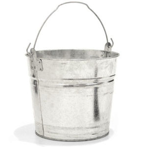 Wholesale Mini Galvanized Metal Bucket With Handle Silver Tin Pail <b>Small</b> Steel Serving Bucket For Party <b>Planters</b> And Storage - Product Image 4