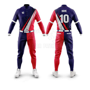 Uniforme de Béisbol para Adultos, Talla Personalizada, Logotipo Personalizado, Ropa de Equipo, Poliéster Transpirable - Product Image 3