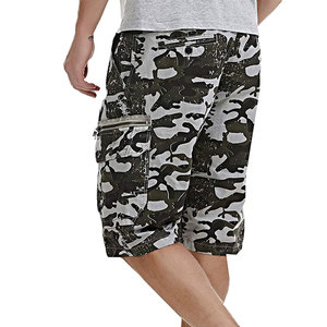 Loose Fit Elastic Waist Wholesale Men Cargo Shorts Customized Plus Size Men Cargo Shorts For Casual Use - Product Image 3