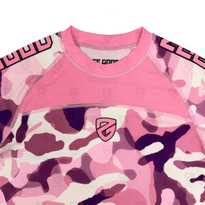 Rashguard personnalisé à manches courtes pour hommes, femmes et enfants, pour la natation et le BJJ, avec sublimation marine - Product Image 4