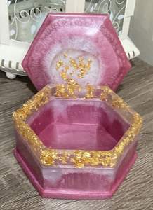 Caja Rectangular de Resina Hecha a Mano, Personalizable, de Alta Calidad, Regalo de Boda y Decoración para el Hogar, TIME 2 DECOR, Hecho en India - Product Image 2