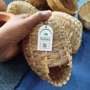 Nido de Bambú para Pájaros MTI BBN-002, Estilo Redondo/Semicircular, Colgante, 100% Hecho a Mano, Ecológico y Sostenible, de Bangladesh - Product Image 1