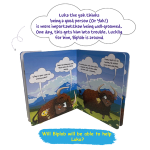 Serie para Niños Pequeños de Biplob: Libro 6 sobre Buenos Hábitos, Luka el Yak, Libro de Cartón con Diseño Atractivo y Libro de Rompecabezas con Audio - Product Image 6