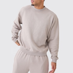 Ensemble de survêtement personnalisé pour homme en mélange polyester/coton respirant et écologique, avec sweat à capuche évasé en molleton délavé au soleil - Product Image 2