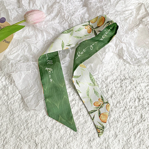 Nuevo Pañuelo de Lujo 2026 con Estampado de Corazones para Mujer, Bolso de Mano, Cinta para el Cabello, Pañuelos Finos de Seda, Foulard, Pañuelo para el Cuello, Diadema - Product Image 2