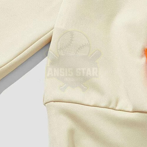 Premium Best Quality Printed Streetwear Solid Men Heavyweight Pullover Hooded Track Suit 100% Cotton Fleece <b>Sweatshirt</b> Top - Product Image 5